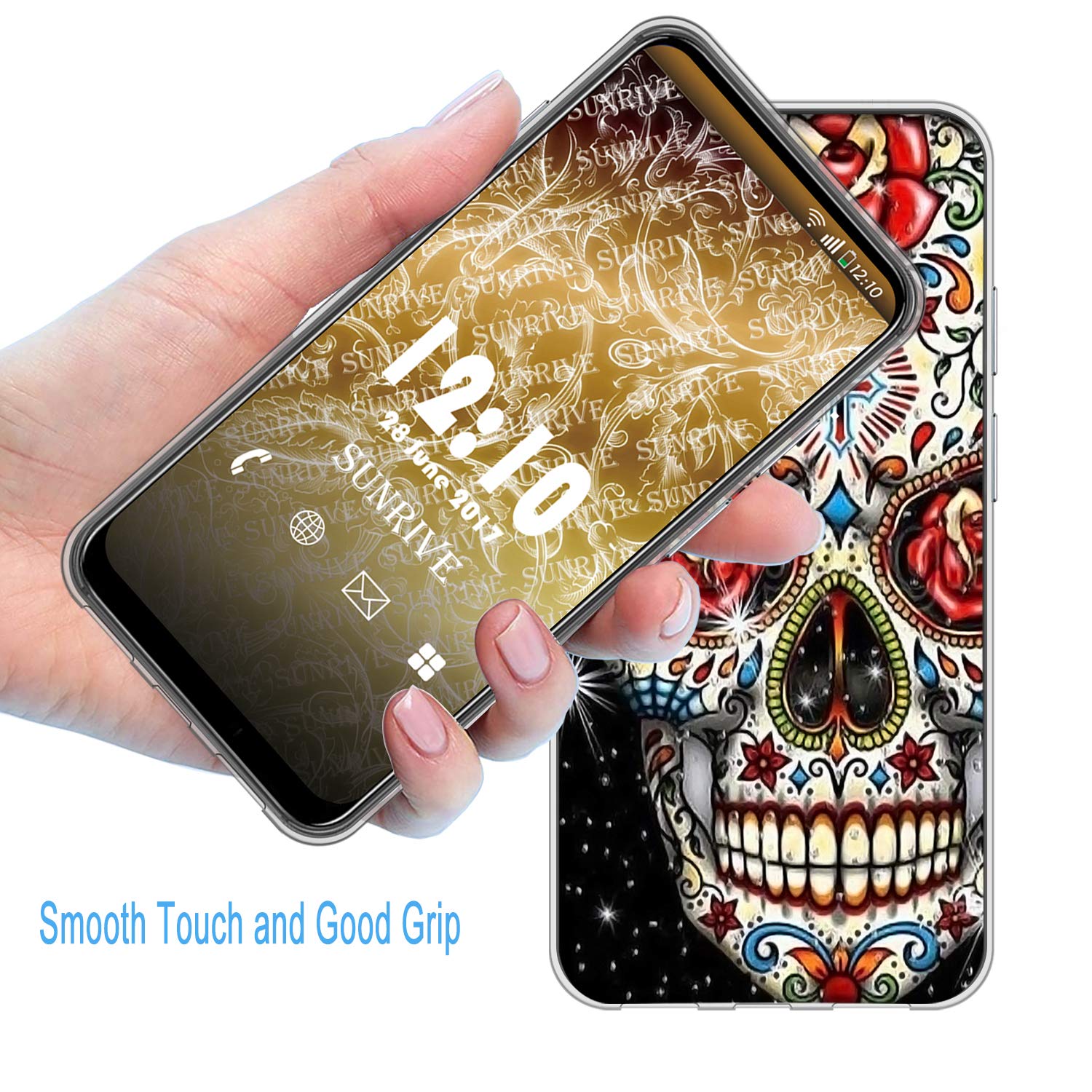 Cover Per Realme C21 Con Stampa Lupo - Custodia In TPU Morbida Trasparente, Antigraffio, Con Stilo In Omaggio - 2