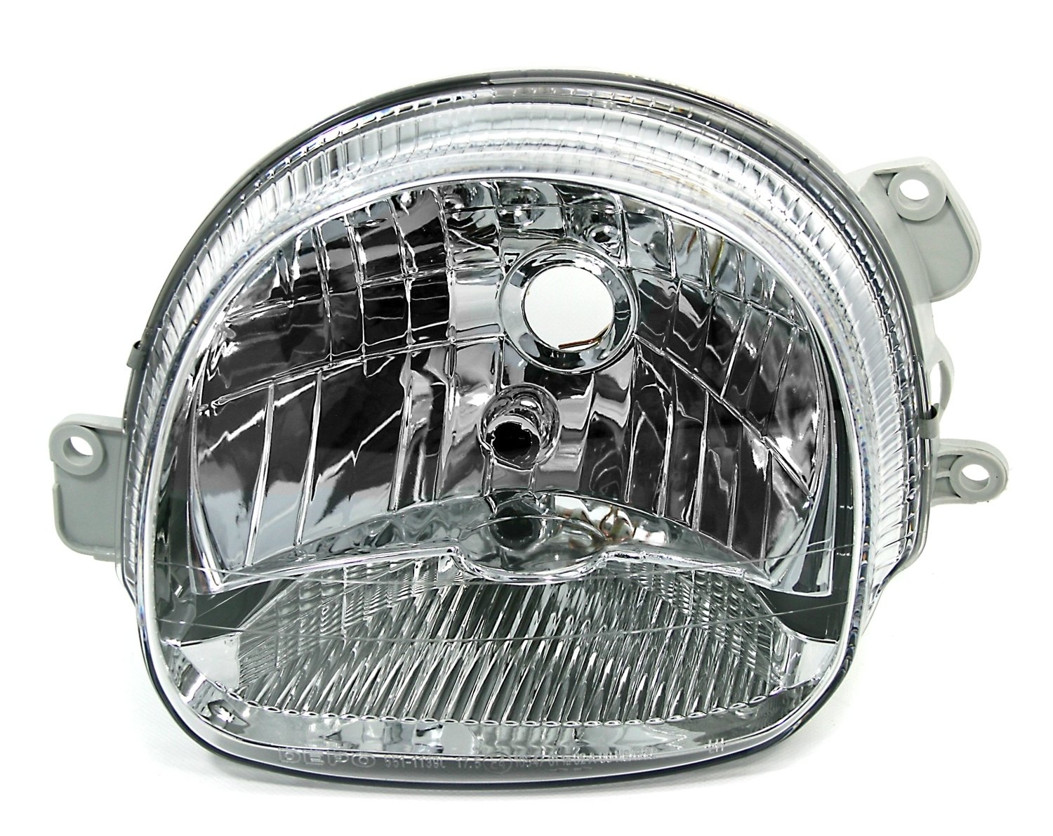 Scheinwerfer Set in Klarglas für Renault Twingo 1 (4/2000-9/2007, Halogen) | Aftermarket-Ersatzteil, links, rechts, H4, Facelift, Upgrade, vorbereitet für elektrische LWR,