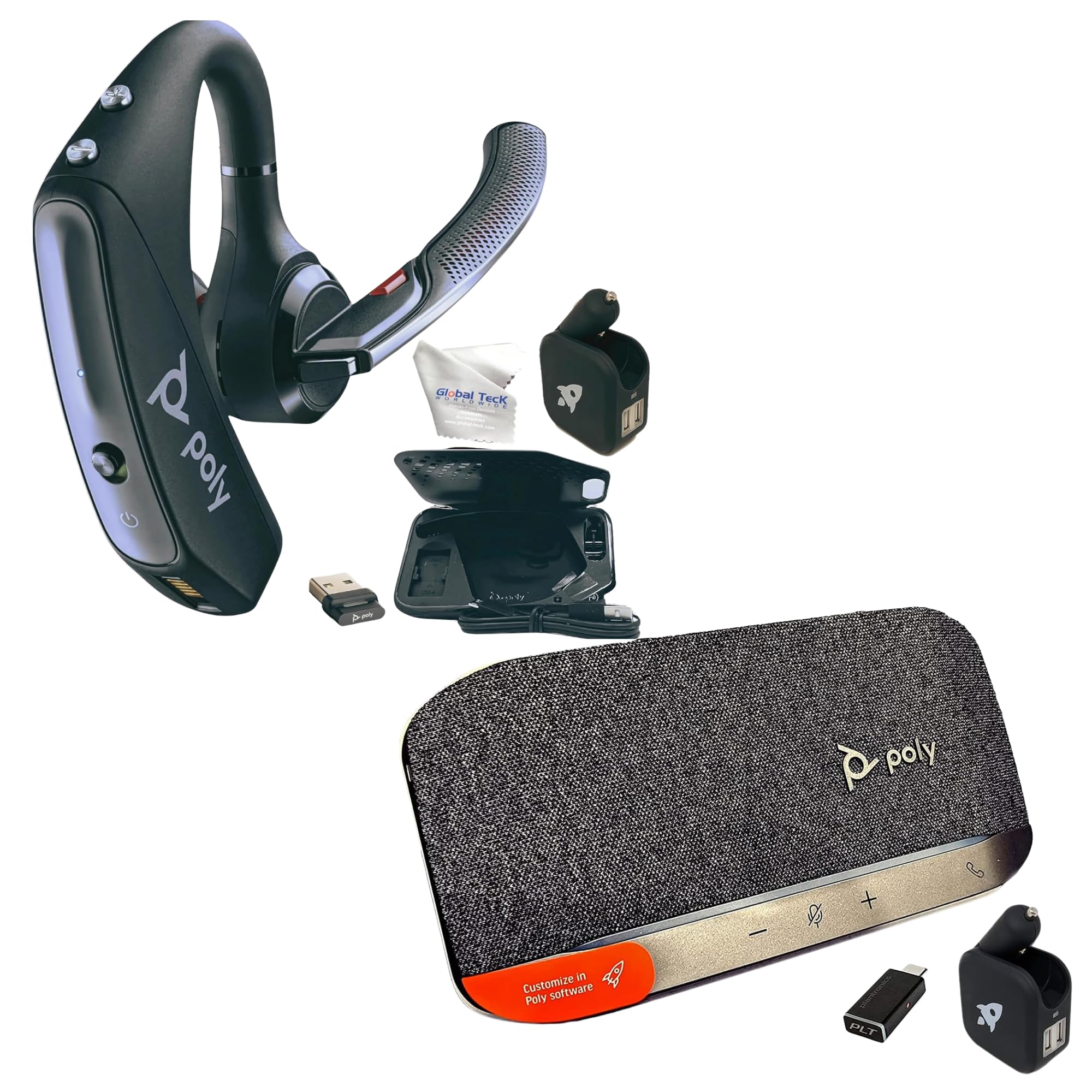 Amazon.com: Plantronics Voyager 5200 Headset and Poly SYNC