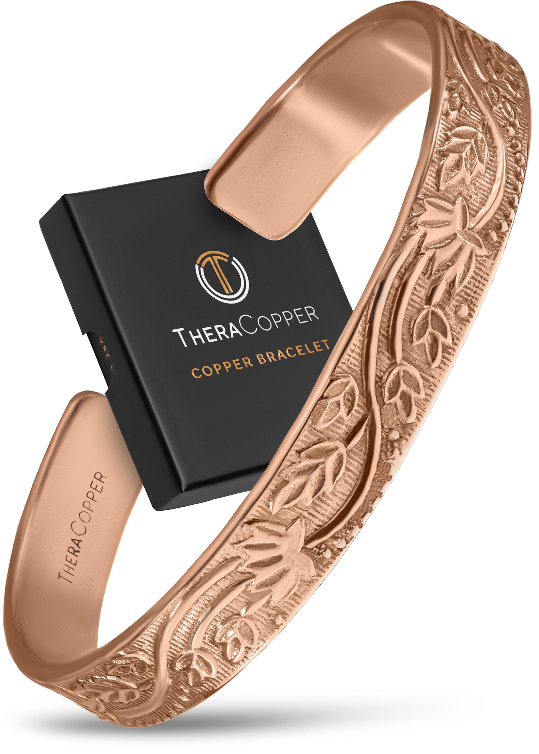 TheraCopper Pure Copper Bracelets for Women &amp; Men, Cuff