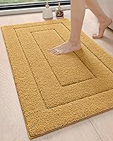 Vista 36 de DEXI - Alfombra de baño antideslizante, absorbente, de alta calidad, lavable a máquina, cómoda alfombra para cuarto de baño