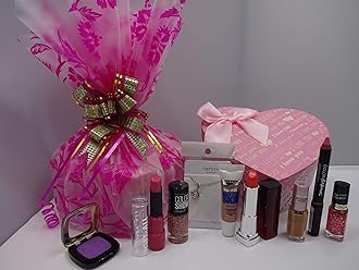 Maybelline, L'Oreal, NYC Make Up Bundle Gift Set, Gift Hamper Free Crystal Pendant