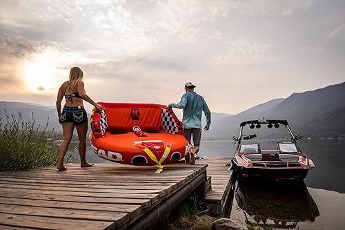 Miniatura 22 de Airhead Tubo inflable remolcable Mable, modelos de 1-4 jinetes, puntos de remolque duales, cubierta completa de nailon, almohadillas de espuma EVA