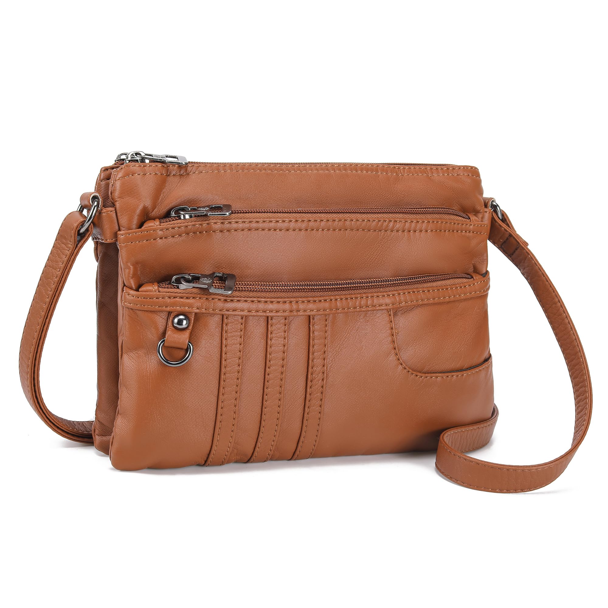 Multiple Pockets Small Crossbody Purse Cell Phone Purse Shoulder Bags for Women Cross Body Bag for Woman