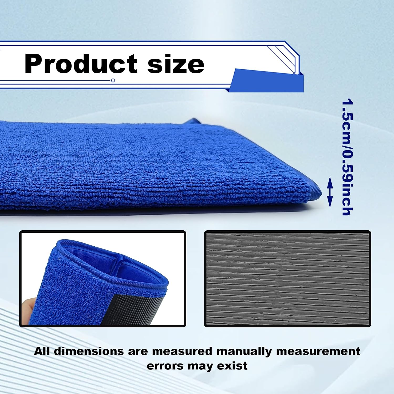 2Pcs Clay Mitt Auto Detailing, Microfiber Clay Bar for Car Detailing, Fine Grade Microfiber Car Clay Bar Mitt