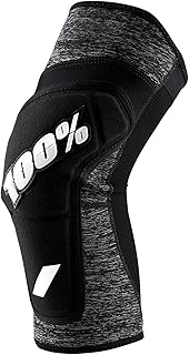 1 Unisex-Adult Ridecamp Knee Guard, Grey Heather/Black, L