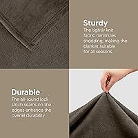 Vista 490 de Utopia Bedding - Manta de vellón de lujo, mullida, antiestática; manta de suave microfibra de 8.8 oz/yd² (300 g/m²) para cama; tamaño individual