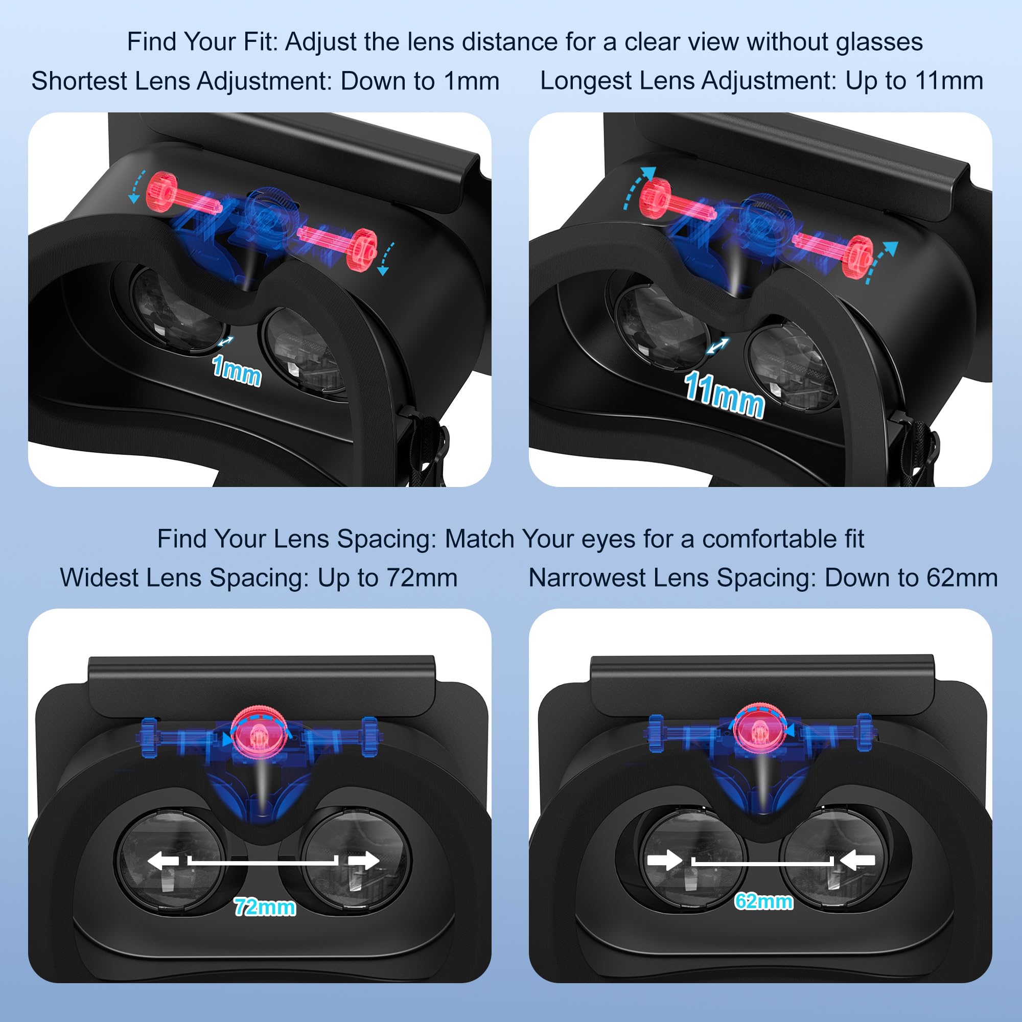 VR Headset per Switch 2, nero