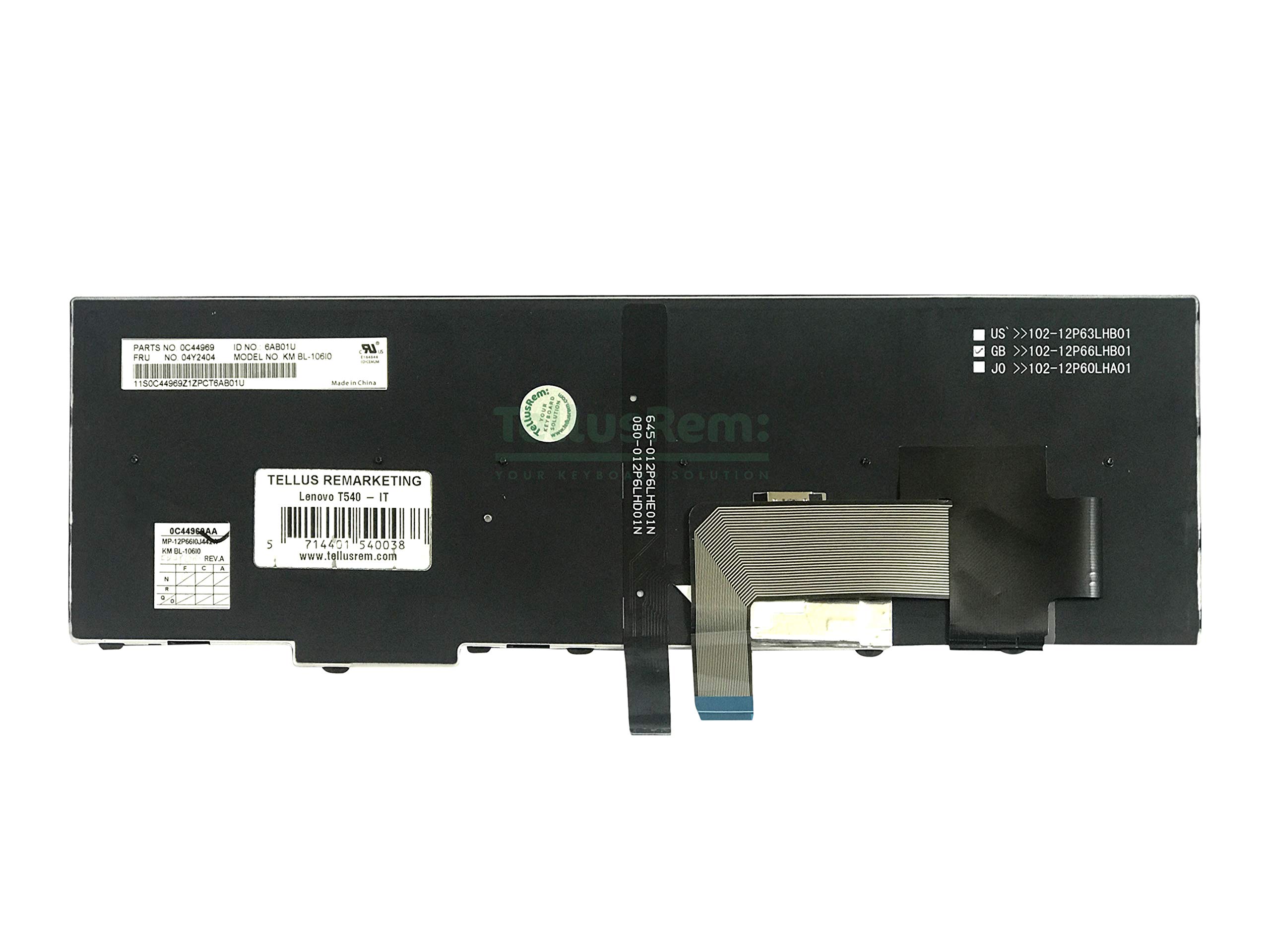 Lenovo Thinkpad E531 T540 T540P T550 L540 W540 W550S W550 W541 retroilluminata tastiera sostituzione Italiano
