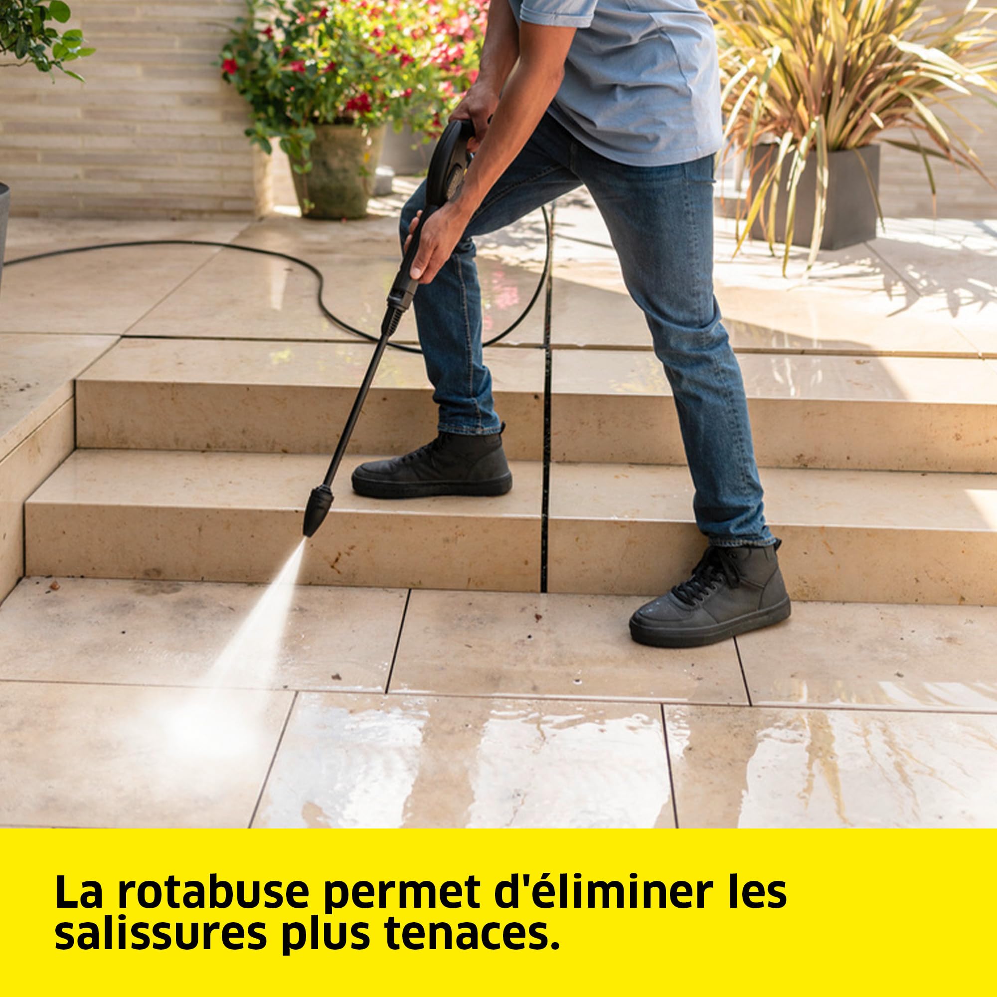 Kärcher Nettoyeur Haute Pression K 2 Premium FJ Home, Pression max 110 bar, Débit 360 l/h, Surface 20 m²/h, Filtre à Eau, Poids 4,2kg, Pistolet Haute Pression, Lance, Rotabuse, Buse à Mousse, Home Kit