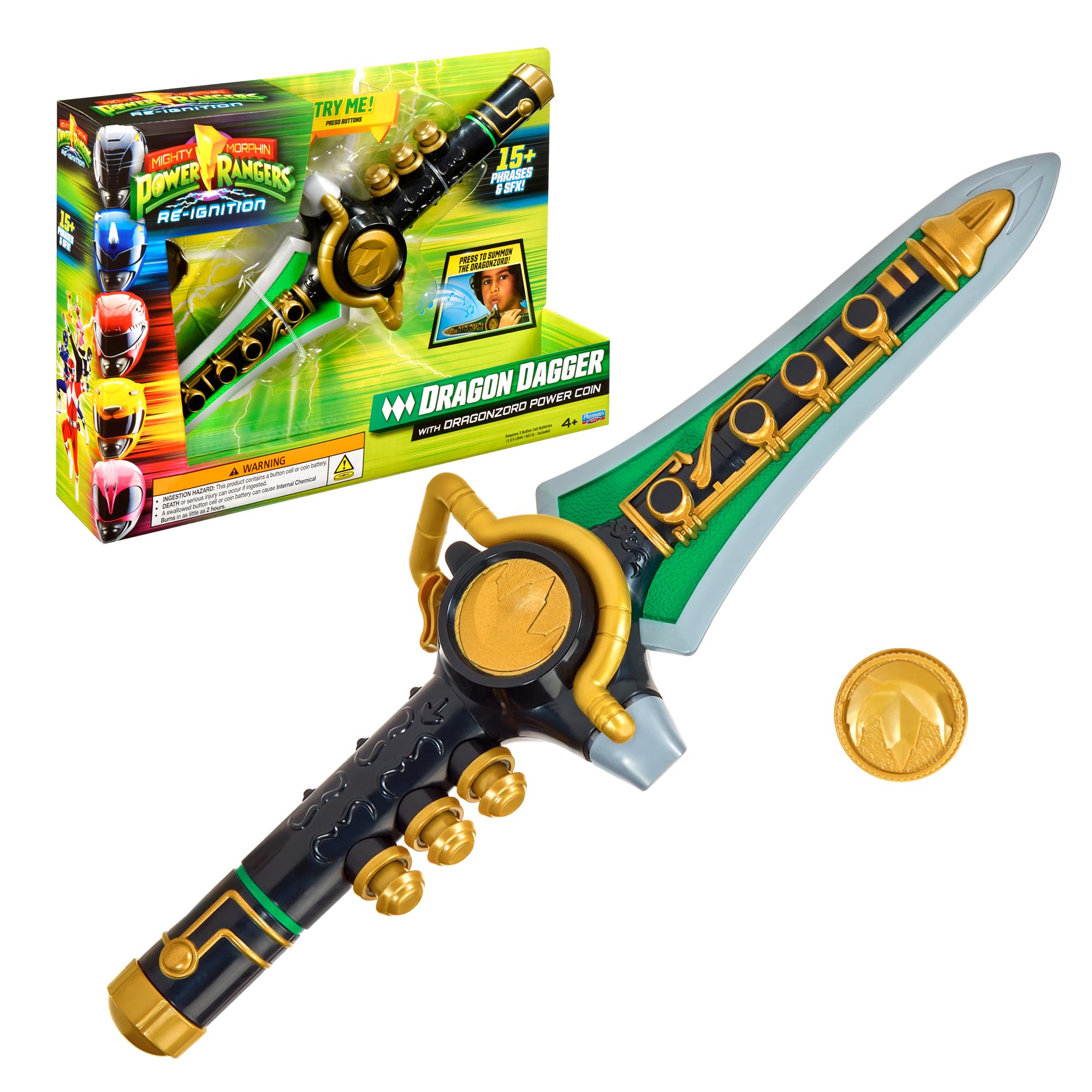 Bizak Power Rangers Electronic Dragon Dagger +4 Years (62518865)