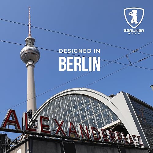 Miniatura 10 de BERLINER BAGS Bolso De Hombro De Cuero Genuino Vintage Bella, Bolso Hobo, Bolso De La Manija Superior, Bolso Para Las Mujeres - Marrón