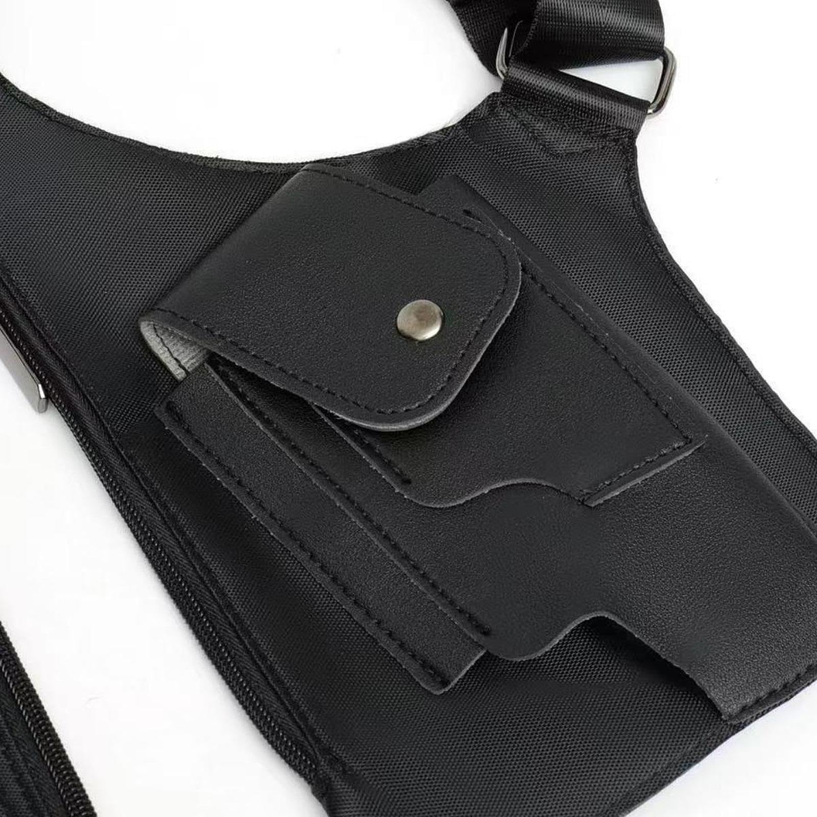 HEAVENGLOW Underarm Shoulder Bag Steampunk Vest Wallet Pocket for