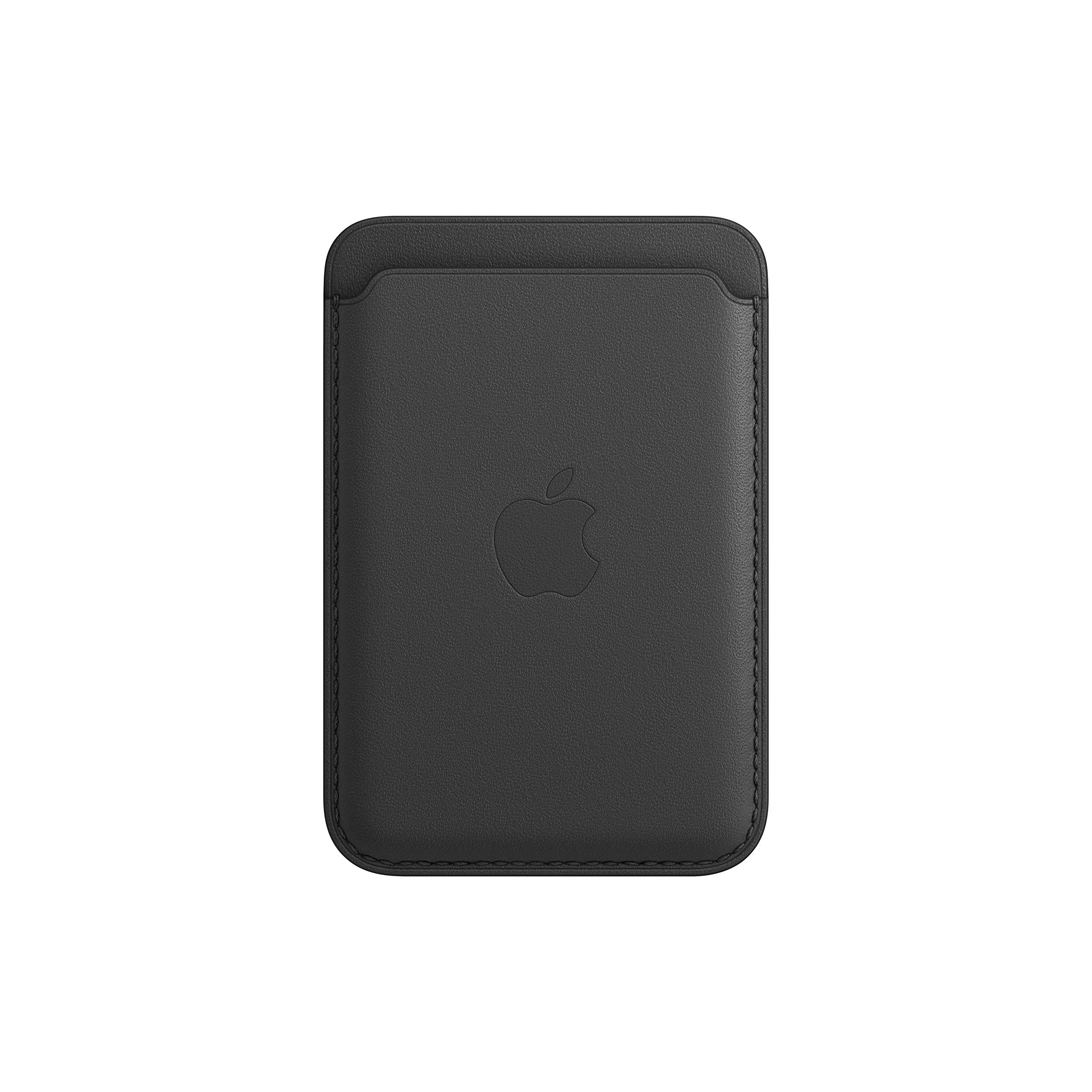 Apple Leather Wallet with MagSafe (for iPhone) - Black