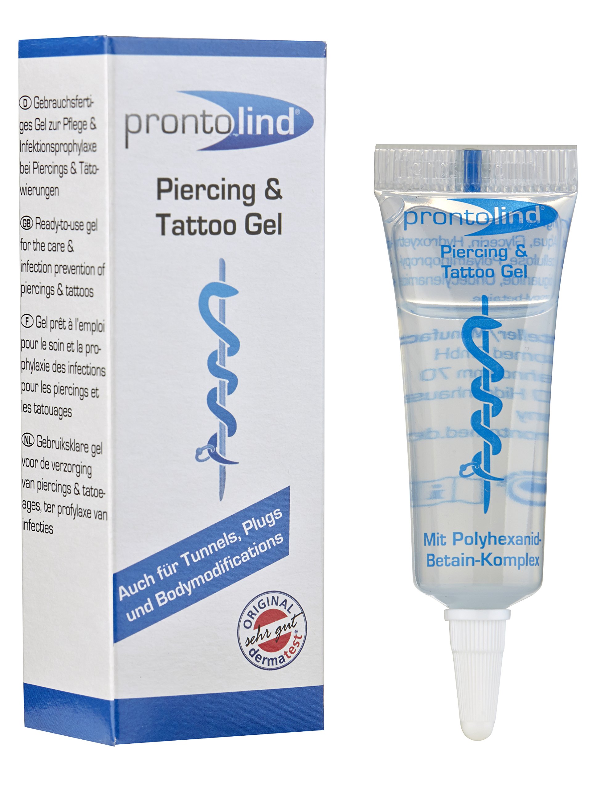 Prontolind Gel 10 ml Antibacterial piercingcare Also for All Kinds