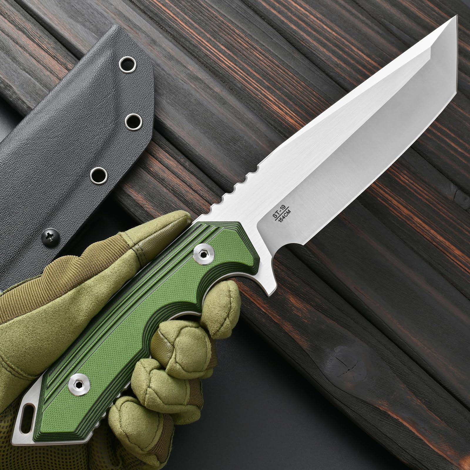 Amazon.com : Sitivien ST19 Fixed Blade Knife 154CM Stainless Steel Amazon.com : Sitivien ST19 Fixed Blade Knife 154CM Stainless Steel