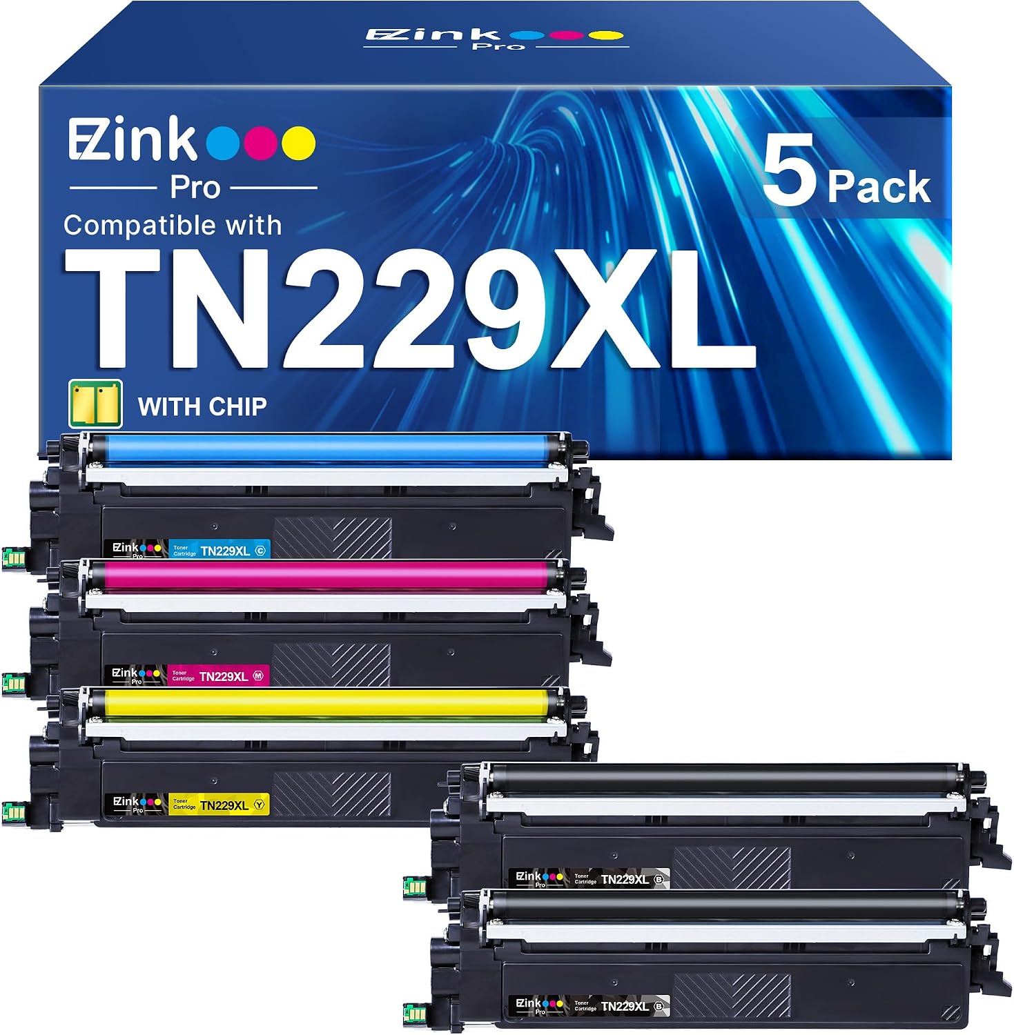 TN229XL TN229 Toner Cartridges for Brother MFC-L3780CDW HL-L3280CDW Toner