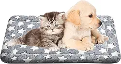 WITTOP Cama de cachorro lavável ortopédica para uso ao ar livre com fundo antiderrapante, almofada macia de luxo para animais de estimação, almofada aconchegante para gaiola e colchão de dormir para