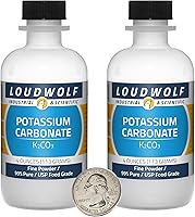Vista 9 de Carbonato de potasio / botella de 8 onzas / 99% puro USP grado alimenticio/polvo fino