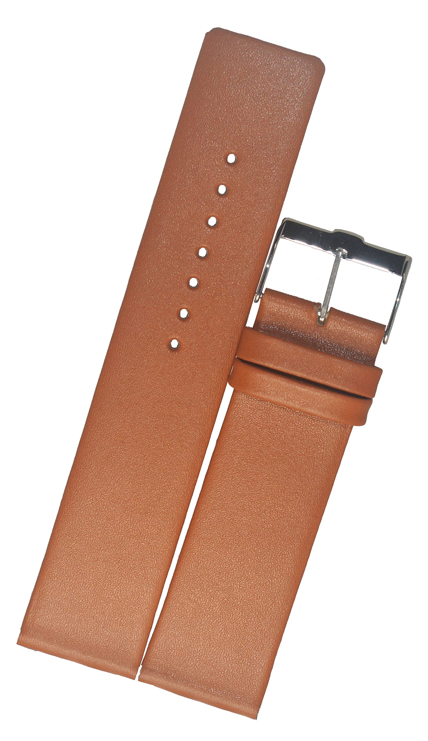 SURU® 22mm Slim Plain Square Tip with Rounded Angles Leather Watch Strap/Watch Band for Men Women (Colour - Tan/Width Size -22mm)(Size Guide in 3rd Image) T95 (B093QGQ4S3) Amazon Price History, Amazon Price Tracker
