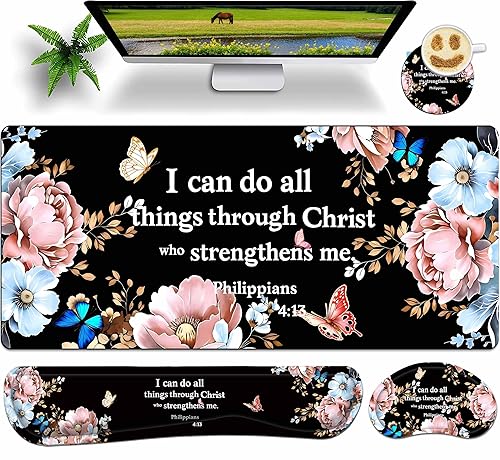 Extended Large Mouse Pad Set 31.5 x 15.7 – Christian