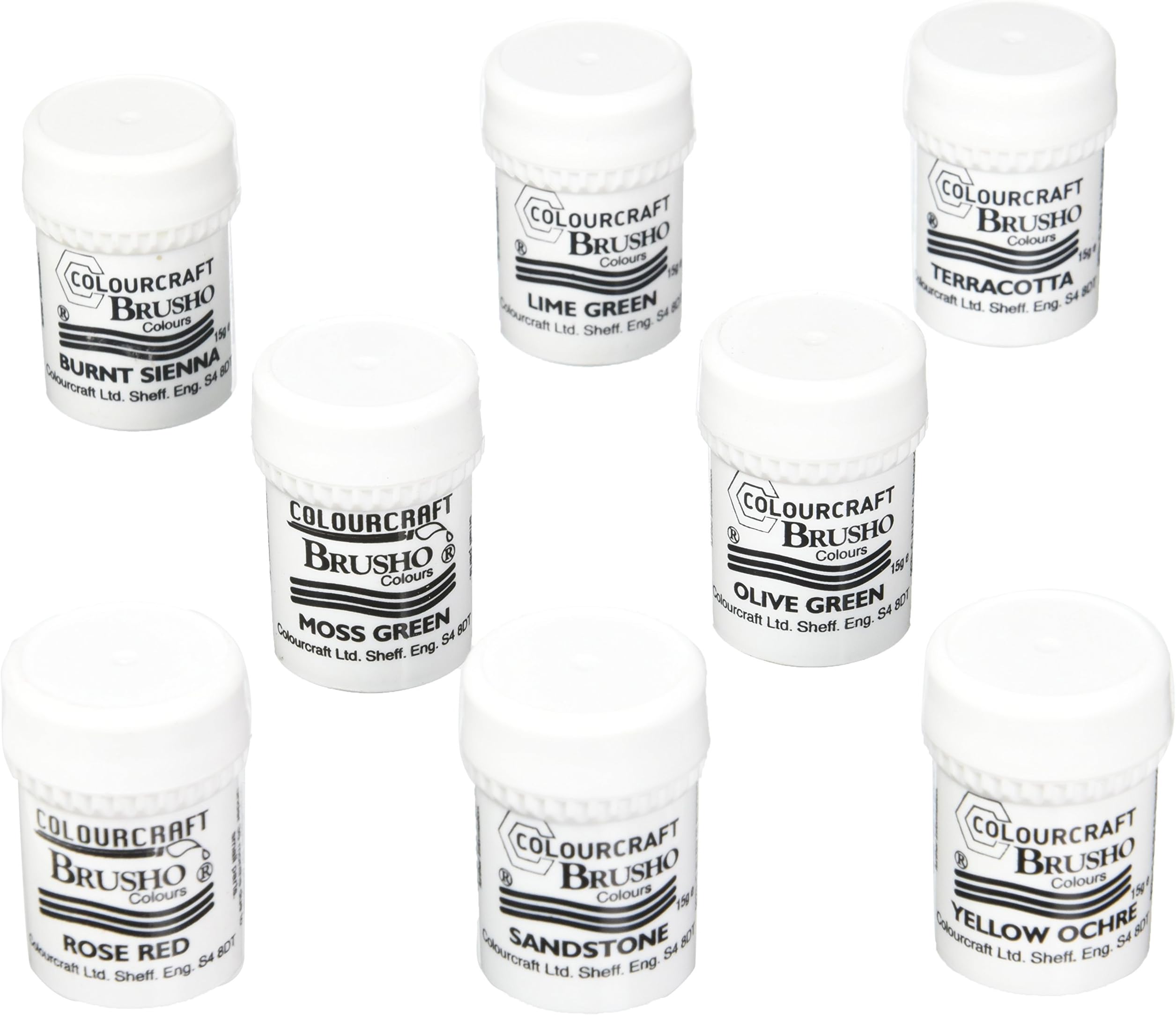 Brusho by Colourcraft BRU85358 Crystal Color Set 8 Crystal Colour Set