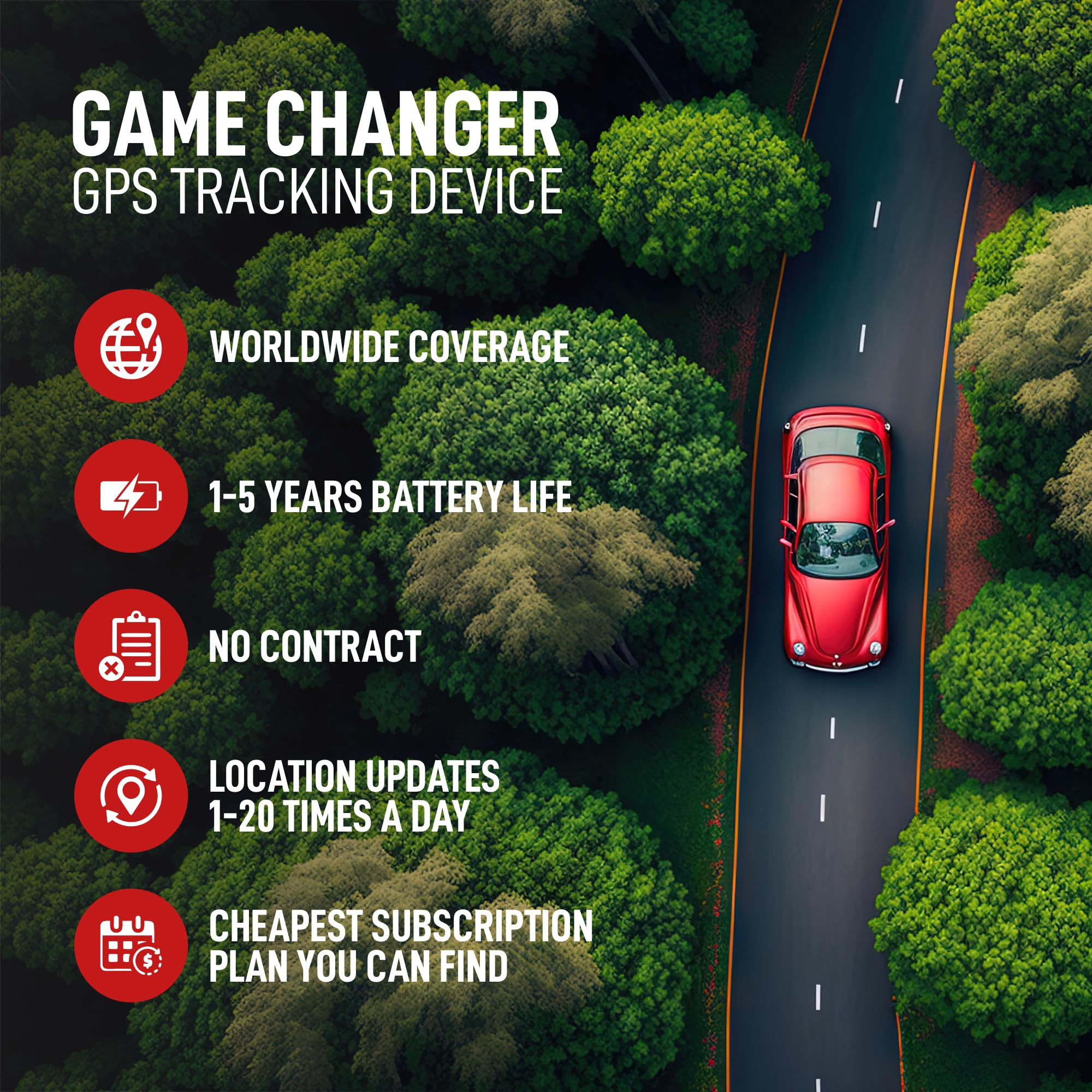 GPS Tracker for Trailers & Equipment – 5 Year Battery Life, Wireless Waterproof Asset Tracking Device for Construction, Rental Fleets & Heavy Equipment, No Wiring - image 2