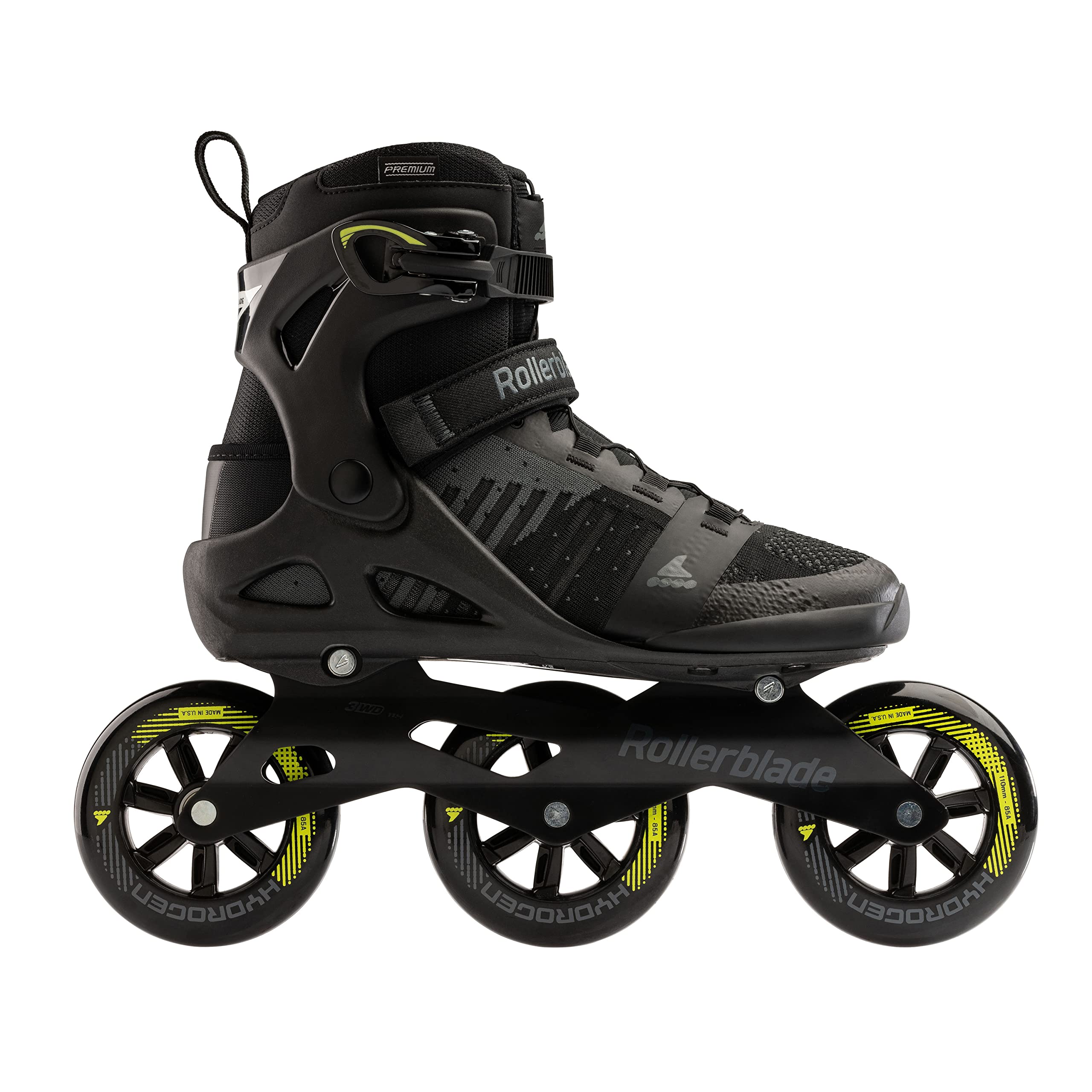 Rollerblade MACROBLADE 110 3WD Inline Skate 2022 Black/Lime