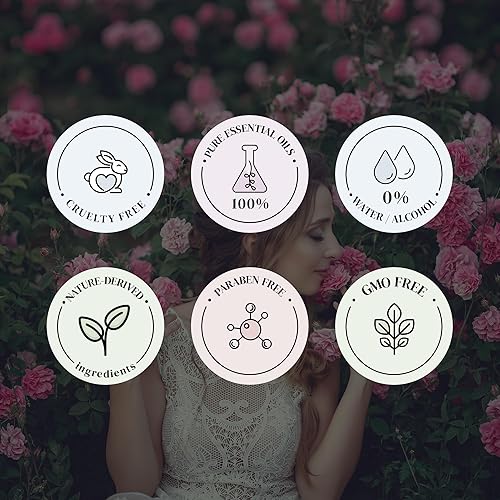 Miniatura 6 de Botella de aceite aromático para difusor de aromaterapia Dynamo, aceites aromáticos lujosos y relajantes (jardín de rosas, 4 onzas (4.1 fl oz.)