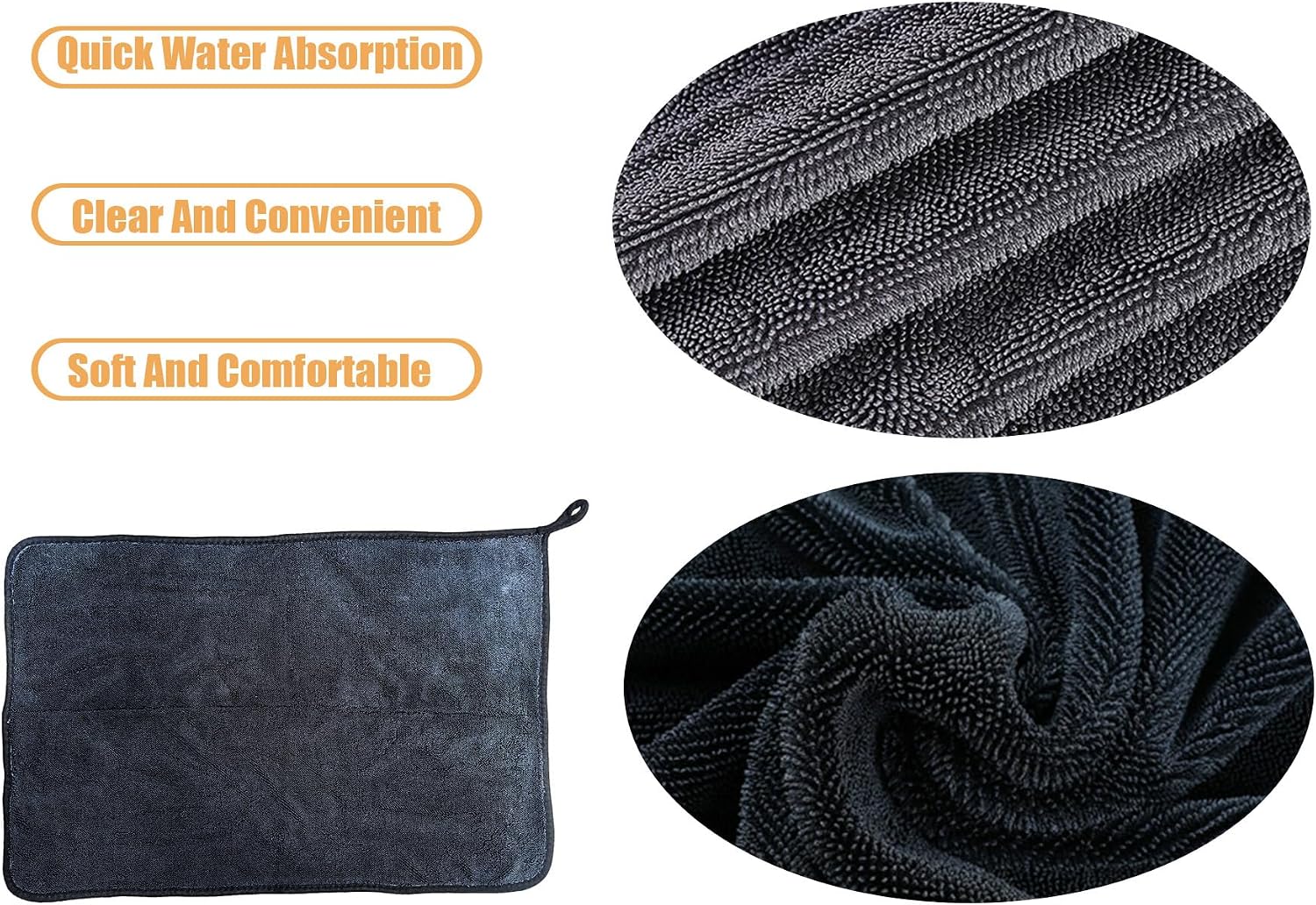 Shiny Wipes Shower Cleaning Cloth,3Pcs Microfiber Car Drying Towel,Car Cleaning Cloth,The Thinywipe for Cleaning. (15.74 * 23.62INCH)