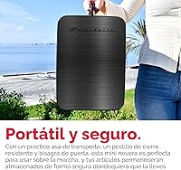 Vista 7 de Frigidaire Mini Refrigerador Personal Enfriador, Encimera, Capacidad de hasta 10L/15 Latas, Diseño Robusto de Acero Inoxidable Cepillado, Portátil