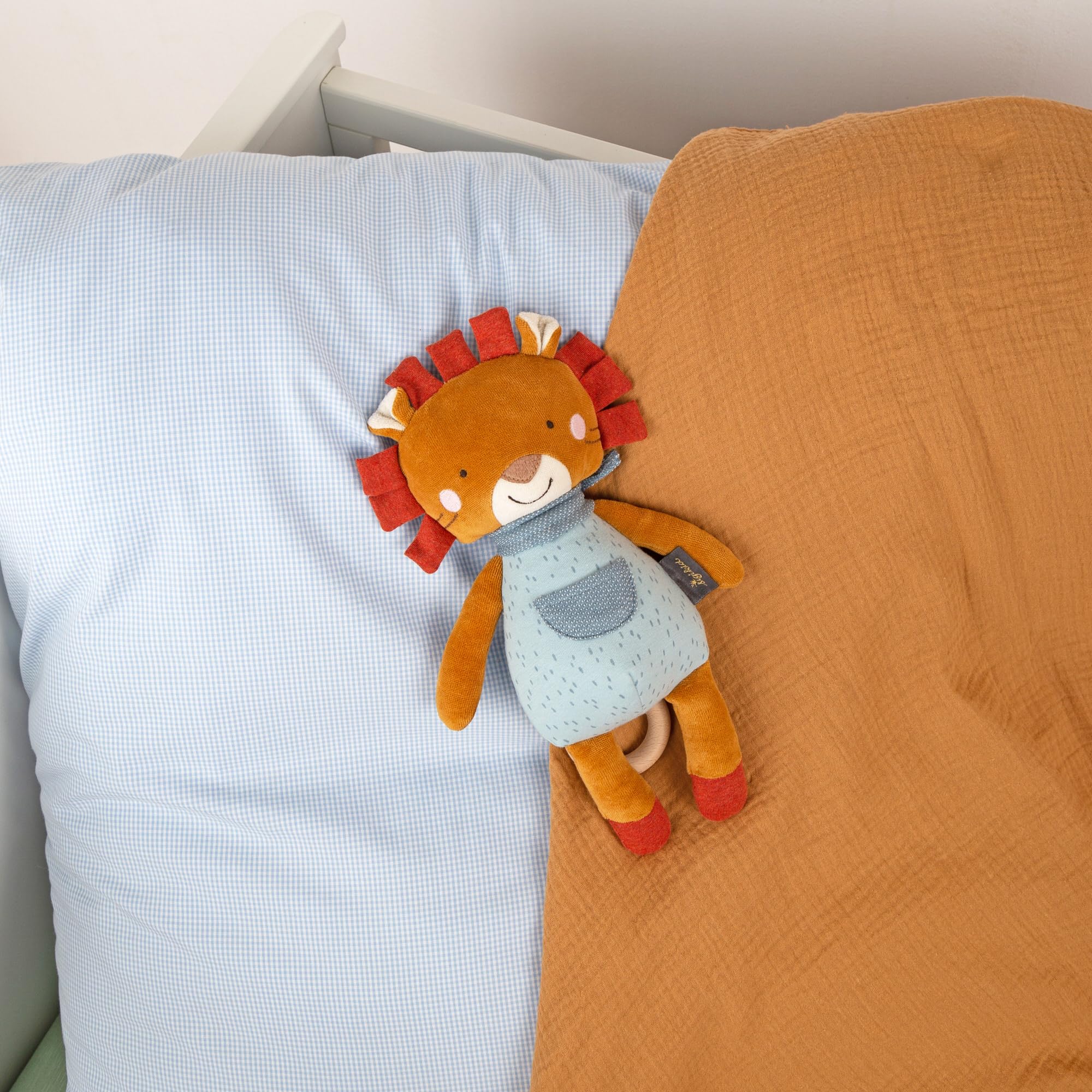 SIGIKID 39774 pozytywka lew, żółty chłopcy od 0 do 36 miesięcy