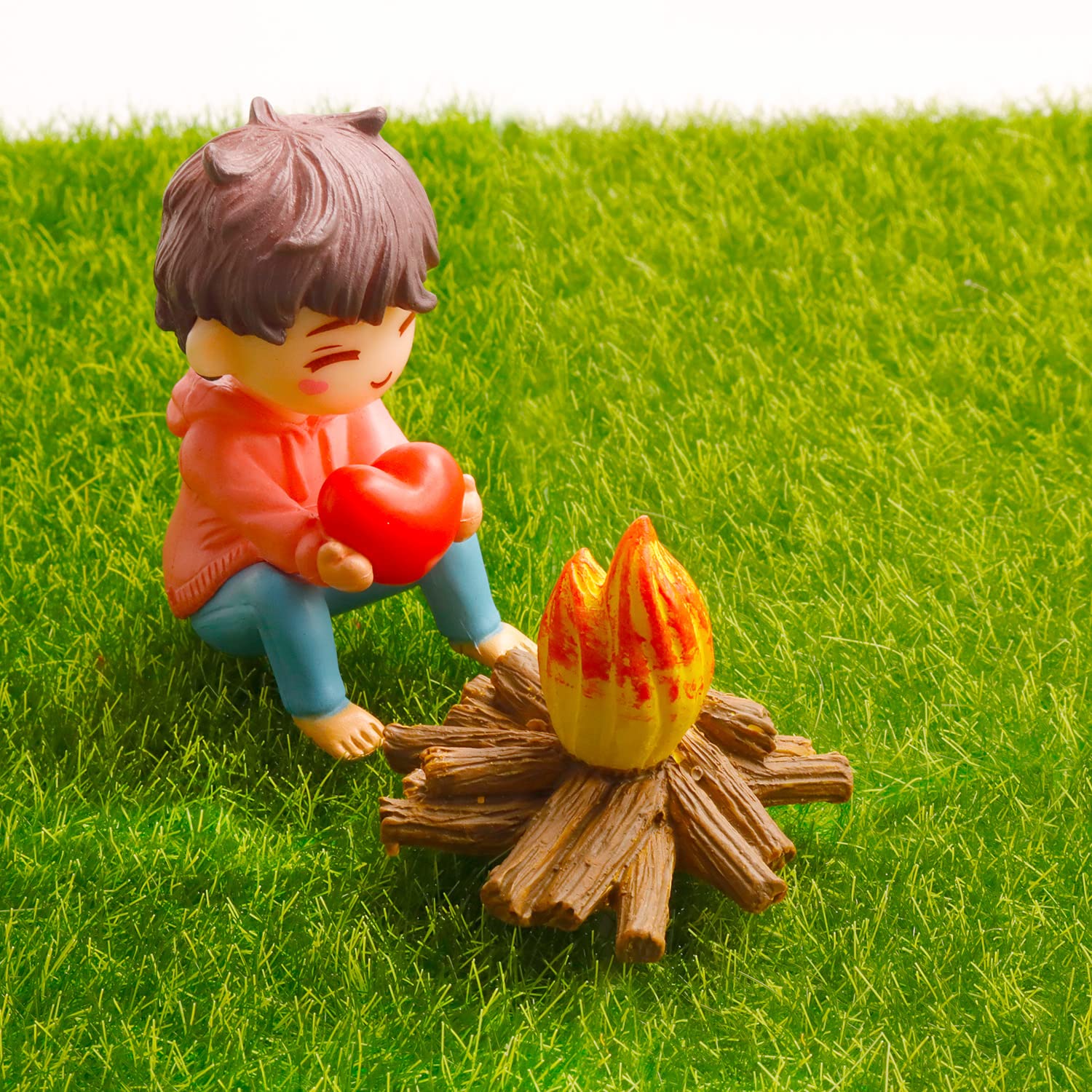 Amazon.co.jp: ミニチュアキャンプファイヤー 樹脂製 ミニファイヤー