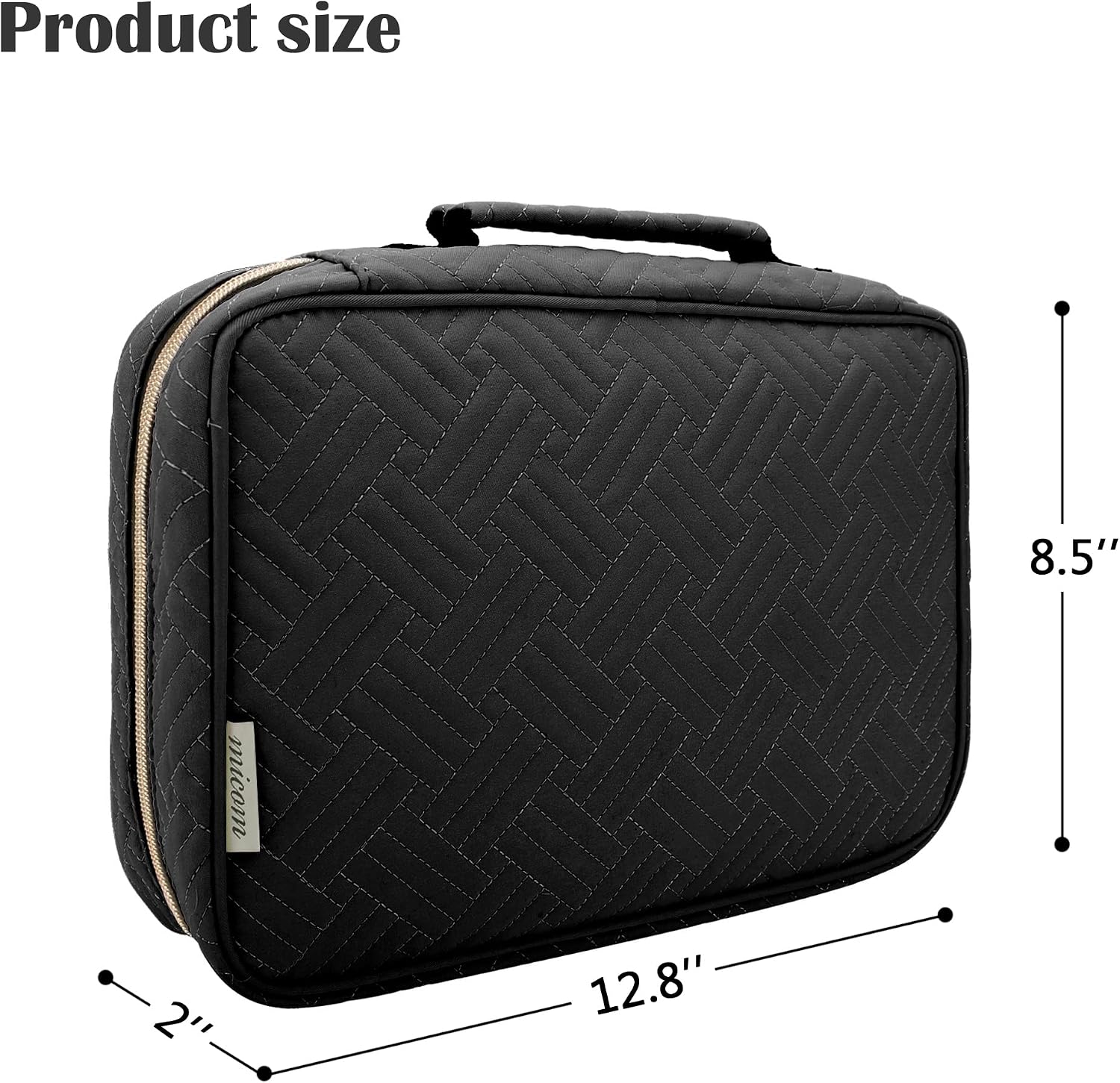 Micom Hair Accessories Storage Bag For Baby Girls, Hair Bow Organizer, Multifunctional Hair Accessories Storage Carrying Case for Display Hair Clips, Headbands, Scrunchies, Travelling Storage Bag
