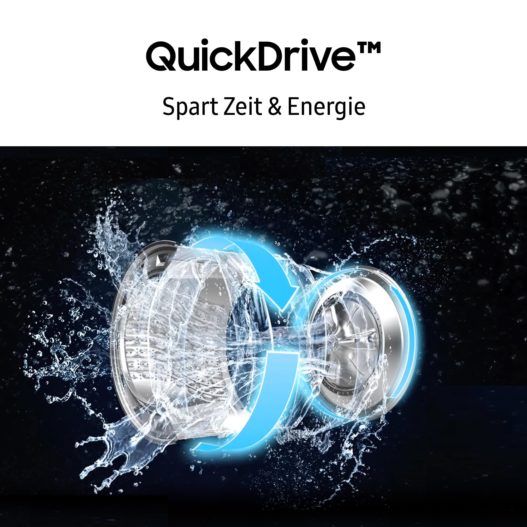 Samsung WD1BDB7B85GEU2 Bespoke AI Waschtrockner, 11+6 kg, Extra Energiesparend, EEK: D/A (-10%), Waschmaschine und Trockner in einem, QuickDrive, Ecobubble, AI Wash, SuperSpeed 39 Min., Weiß