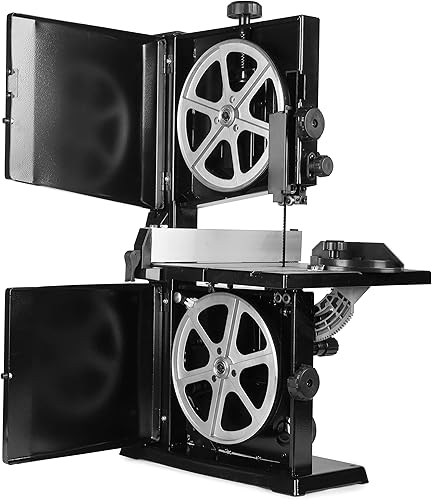 Miniatura 4 de WEN Sierra de banda de 9 pulgadas, sobremesa de 2.8 amperios (BA3959) y tornillo de prensa de taladro, 3 pulgadas (DPA423)