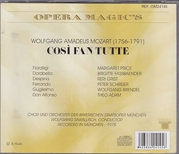 未使用・未開封品) Cosi Fan Tutte [DVD] [Import] gsx453j 未