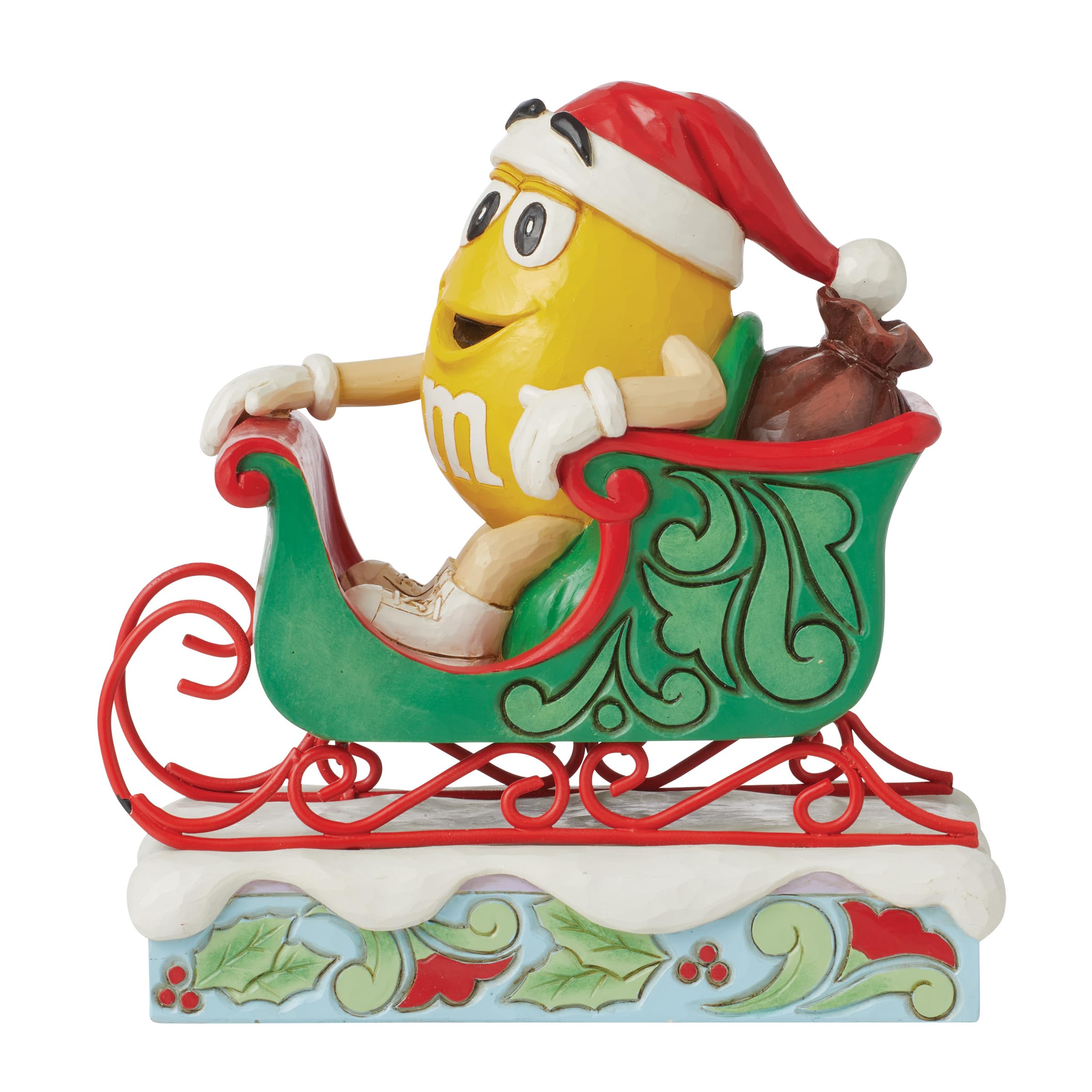 m&m's Jim Shore クリスマス Amazon.com: Enesco M&M's by Jim Shore M&M Yellow Character Riding