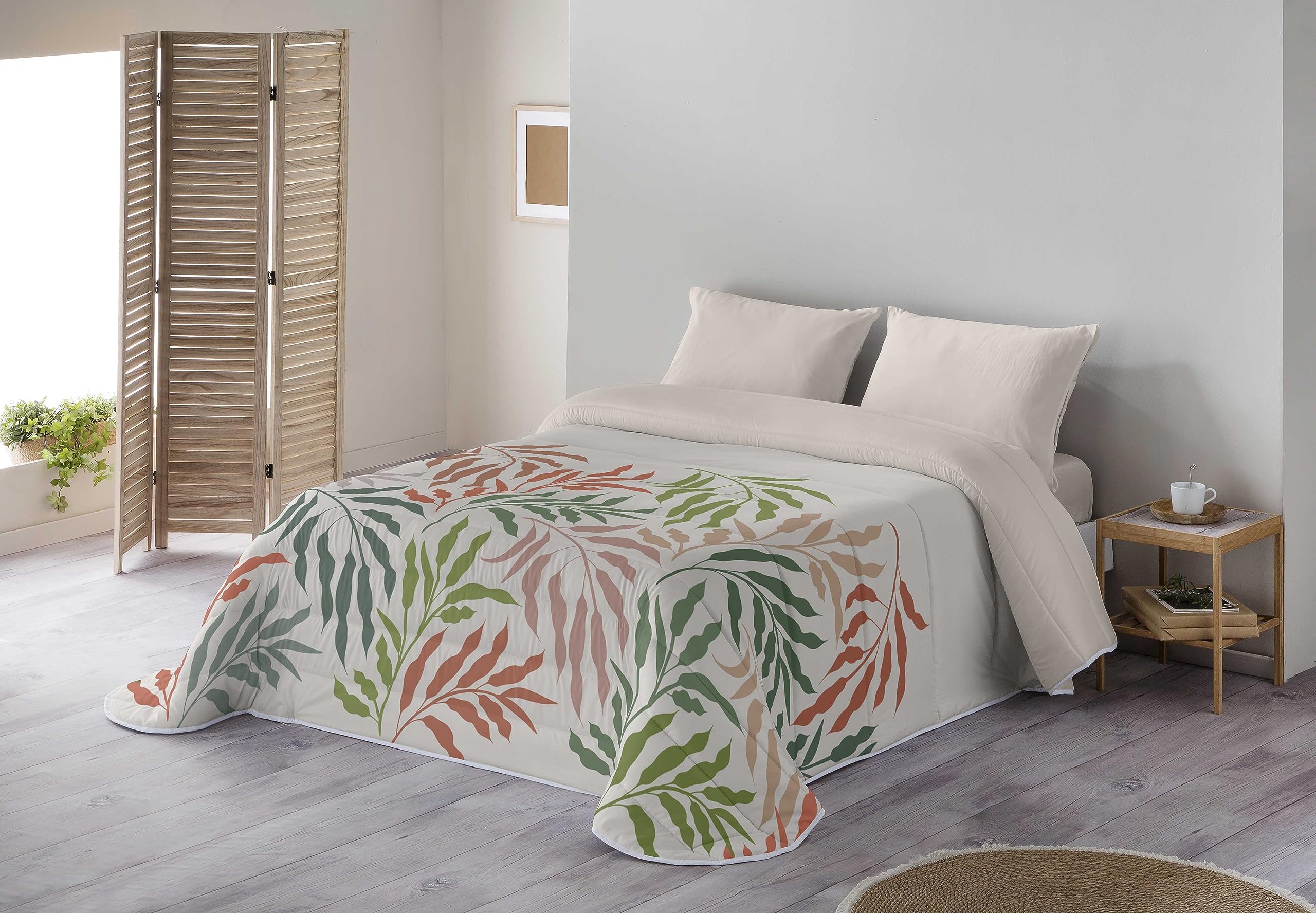 NATURALS Edredón nórdico Estampado Cama 150, edredón 300 Gramos 250x260, TIYI