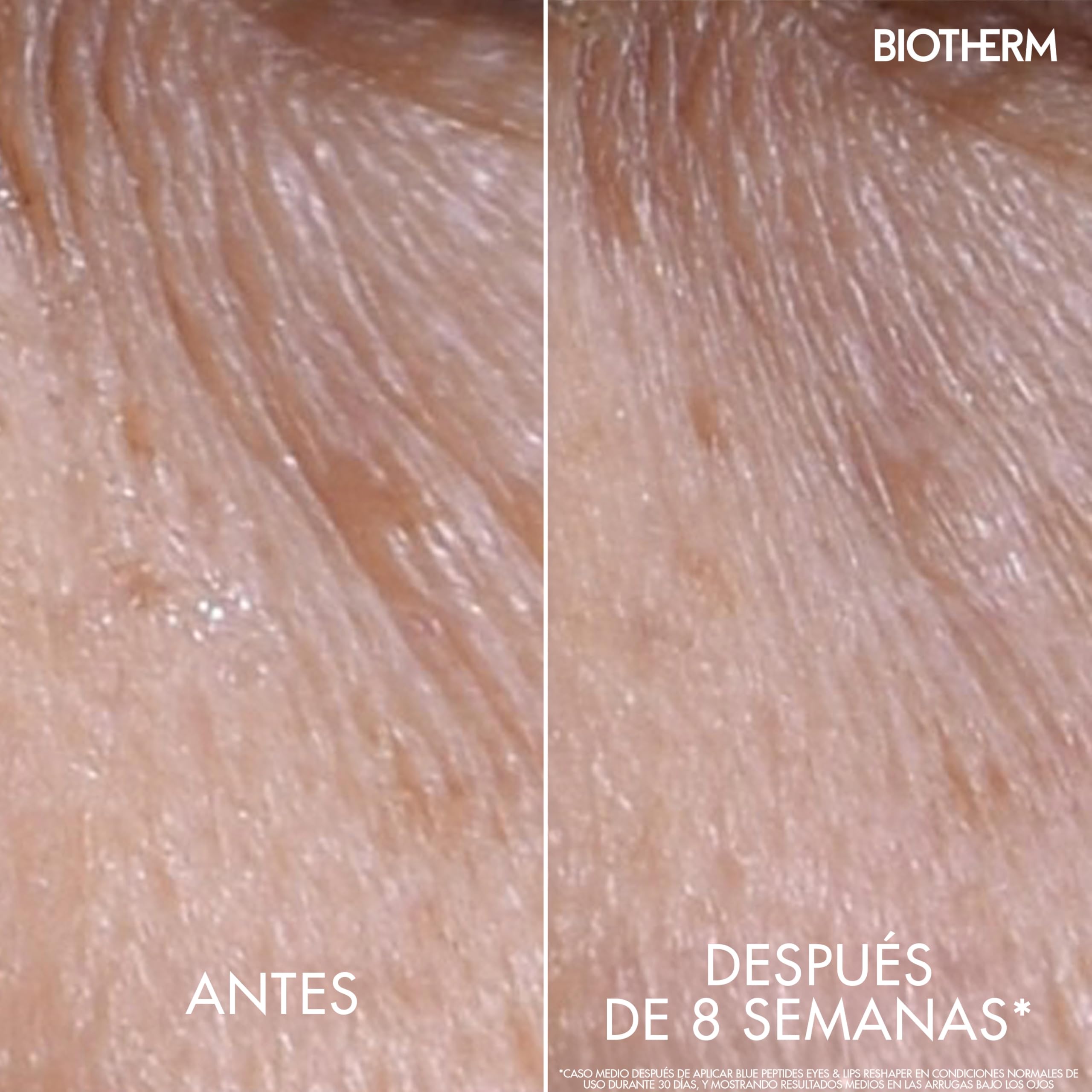 Biotherm Blue Peptides Ojos y Labios, Contorno de Ojos y Labios, Piel Definida y Elástica, Enriquecida con Péptidos de Colágeno, Café Verde y Plancton, Para Todo Tipo de Piel, 15 ml