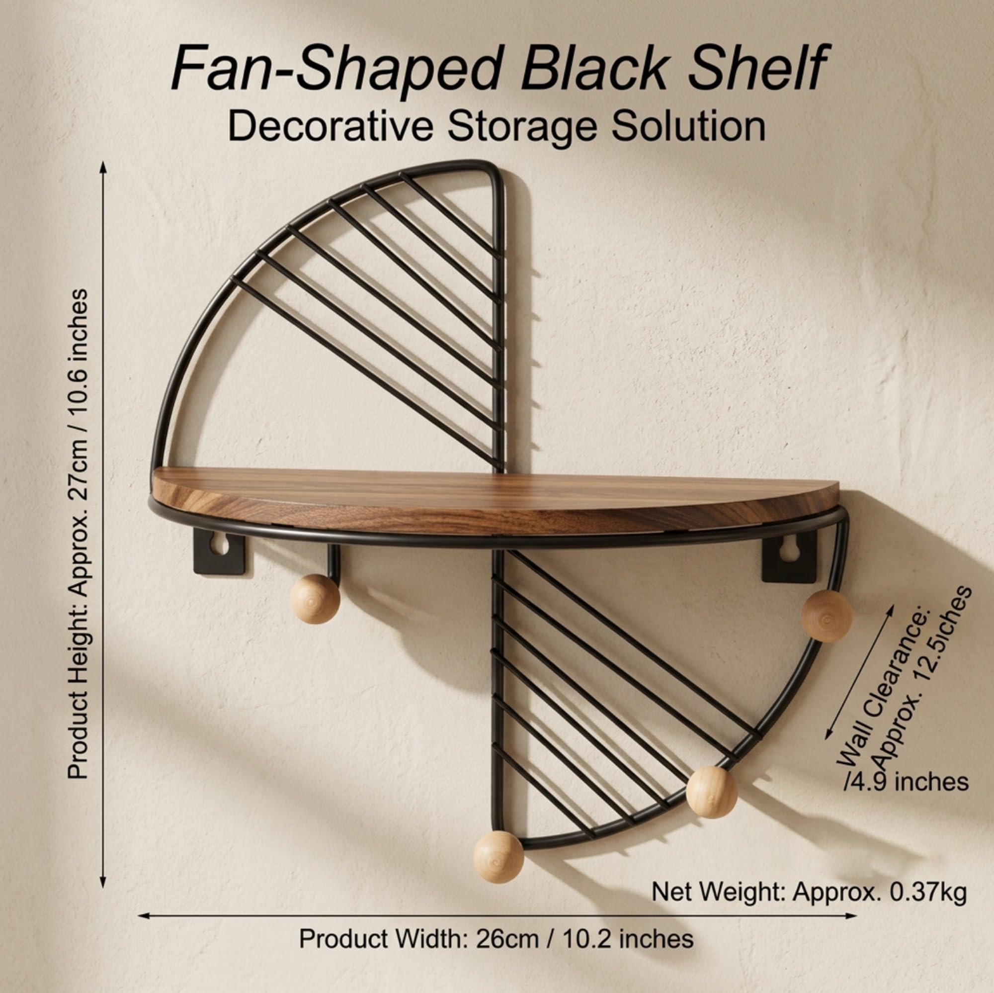 Estante de pared con ganchos, organizador flotante de madera para entrada, estante de almacenamiento de estilo nórdico para llaves, bolsos, abrigos, accesorios de baño y decoración del hogar