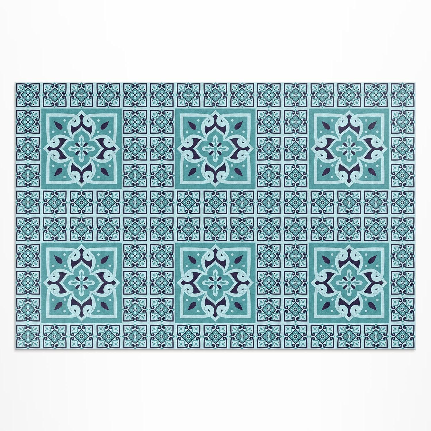 Tapis de sol vinyle 120x180 cm étanche pour décoration de jardin et extérieur