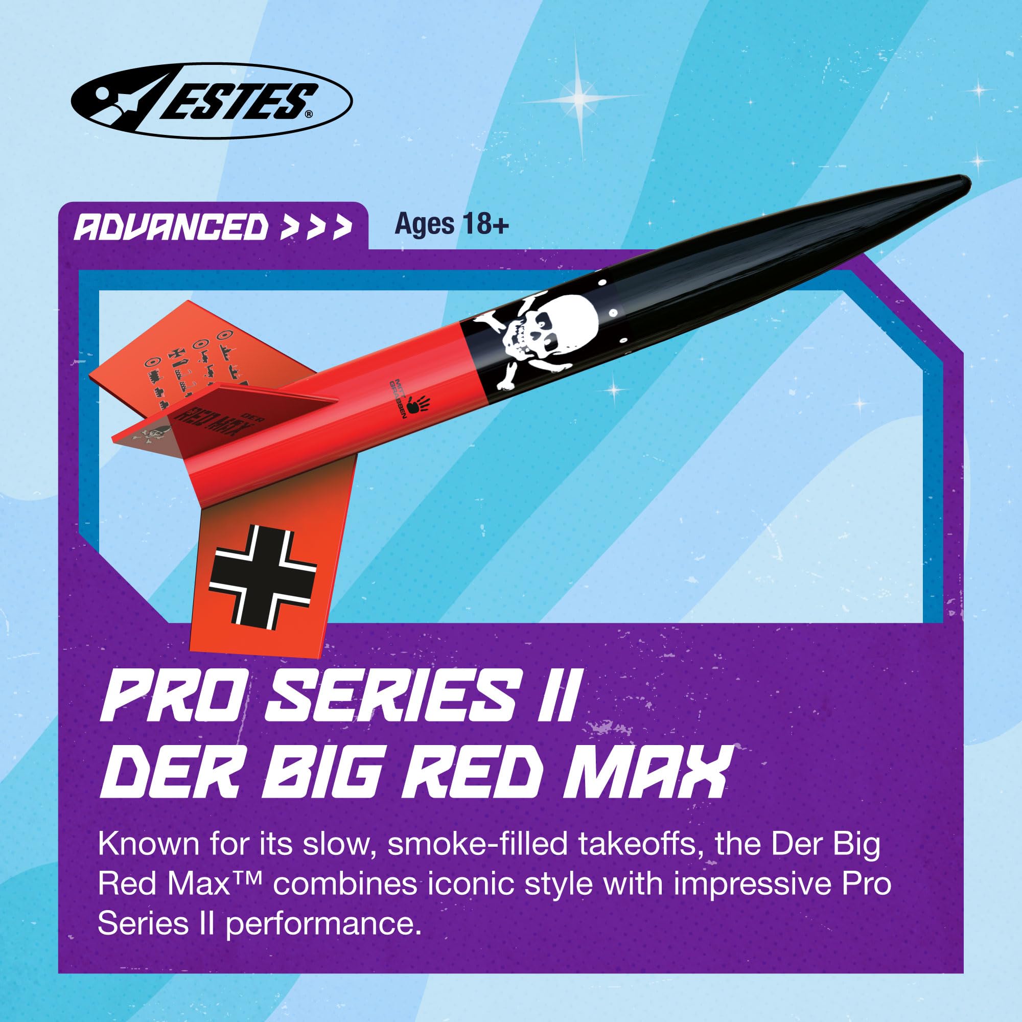 Amazon.com: Estes 9721 Der Big Red Max Pro Series II Rocket