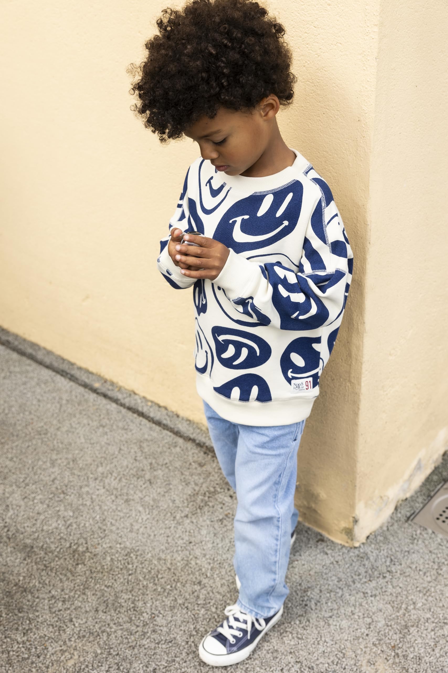 Noppies Jungen Sweater Ls AOP Boy Pullover