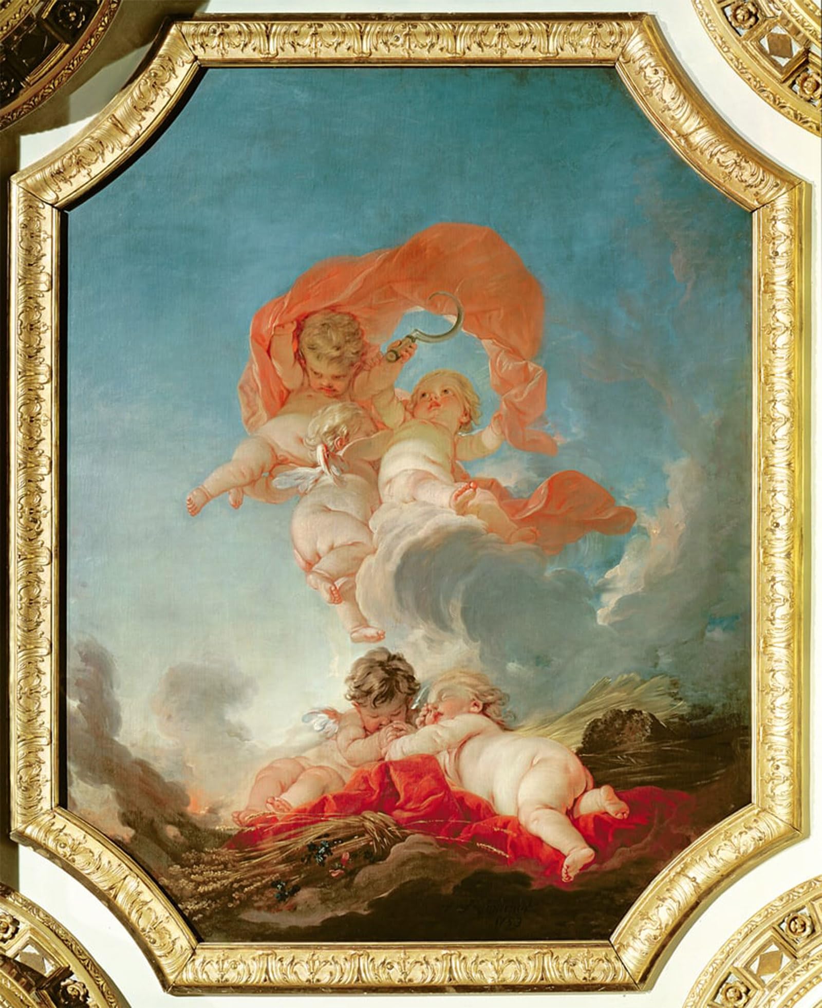 POSTERIIk Famous Print Pop Art Wall Art Graffiti Summer by François Boucher Art Prints for Home Decor 60x90cm