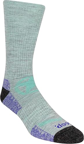 Jeep Women's Wool Blend Breathable Mesh Crew Socks (1-Pack)