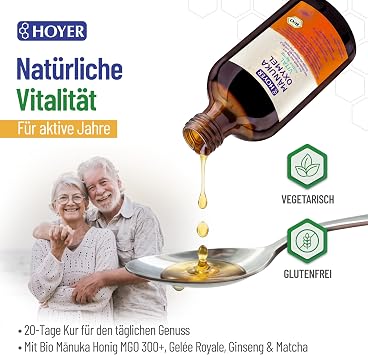 MĀNUKA OXYMEL VITAL Active Aging Organic HOYER