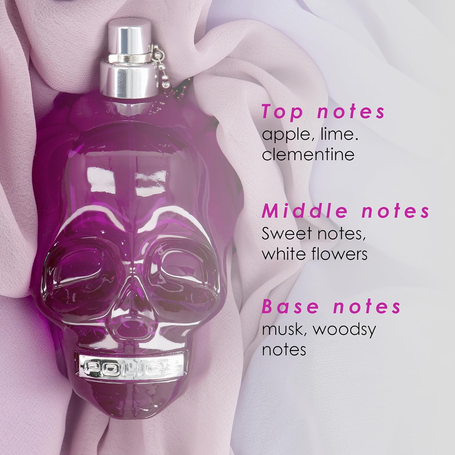 To Be Woman by Police - Perfume for Women - Floral Fruity Fragrance - Opens with Granny Smith Apple, Clementine, and Lime - Blended with White Flowers, Woodsy Notes, and Musk - 4.2 oz EDP Spray - Image 4