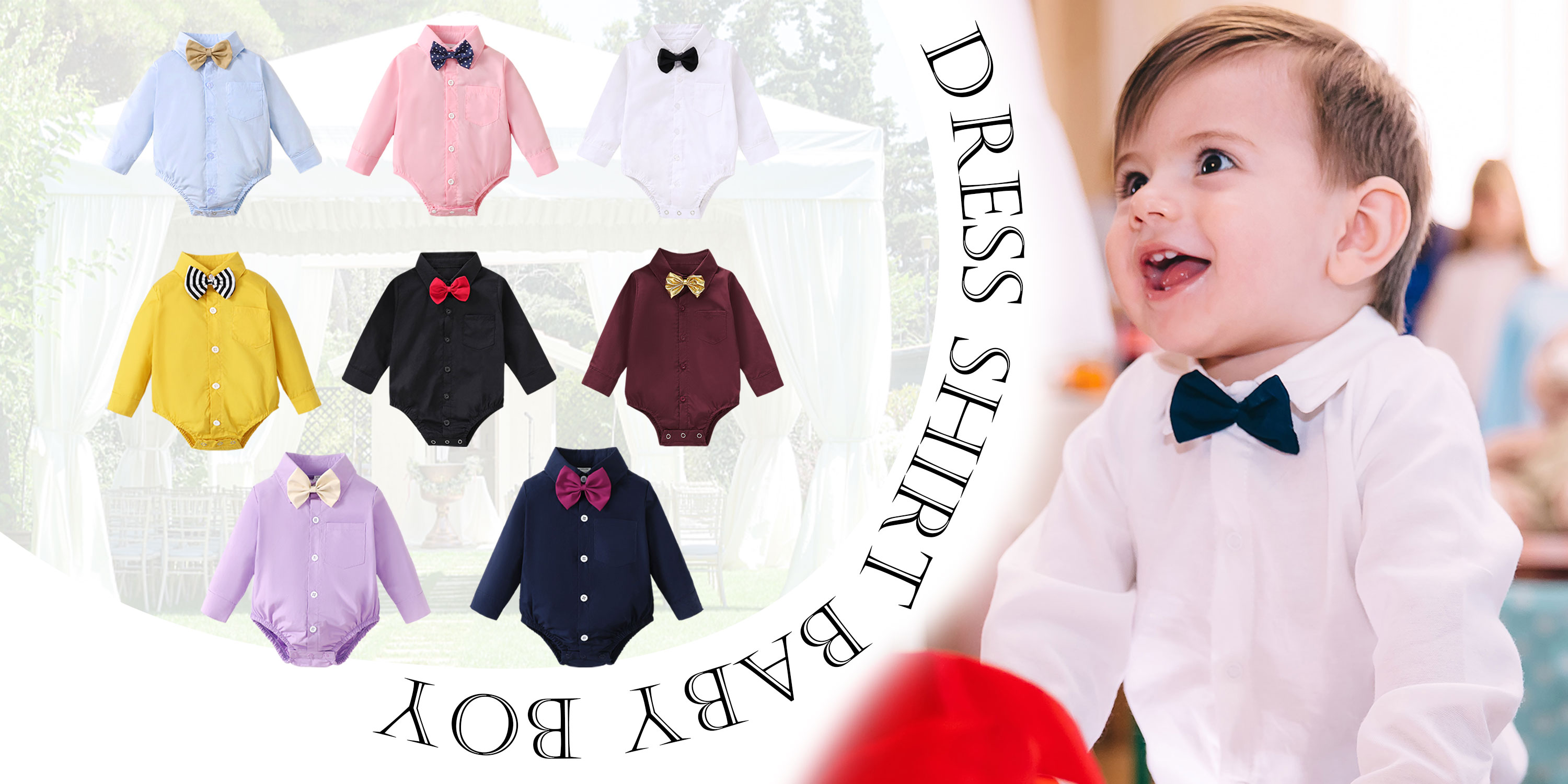 baby dress shirt Amazon.com: SOBOWO Baby Boy Button Down Shirt Infant Formal Dress Shirt  Bodysuit Long Short Sleeve Button Up One-Piece Romper Jumpsuit Wedding  Party 0-24M(0-3 Months, Black): Clothing, Shoes & Jewelry