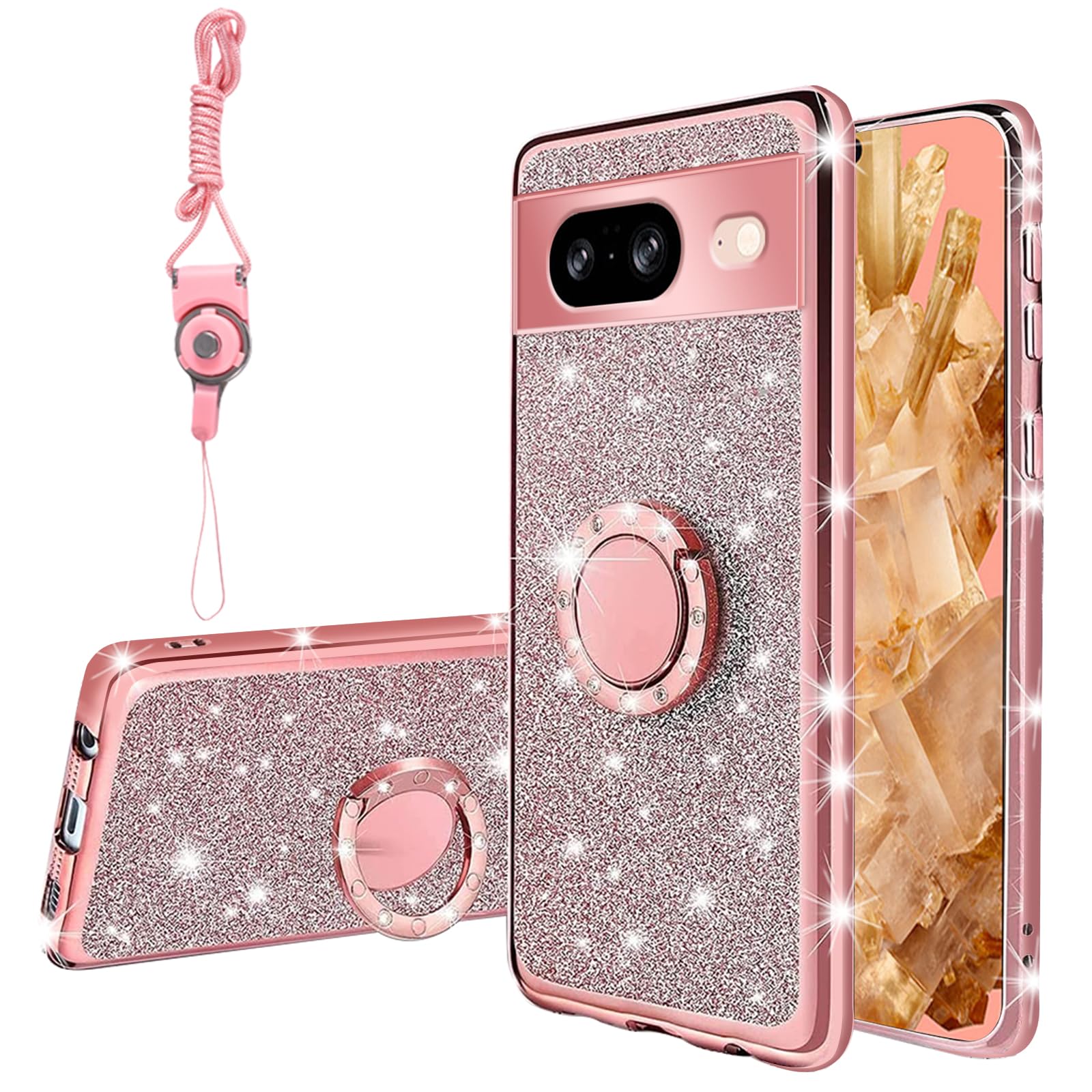 Google Pixel 8★SIMフリー★Roseケース付き！ SIMフリー) グーグル Google Pixel 8 5G GZPFO 128GB ローズ